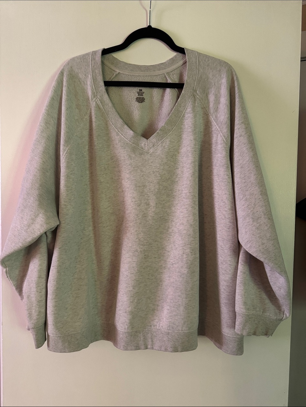 Sonoma Light Gray V-Neck Pullover Sweater